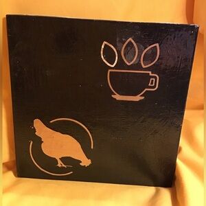 NWT Black and Rose Gold Kitchen Trivet